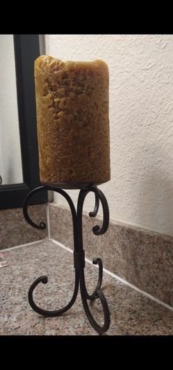 Beautiful Large Candle & Stand