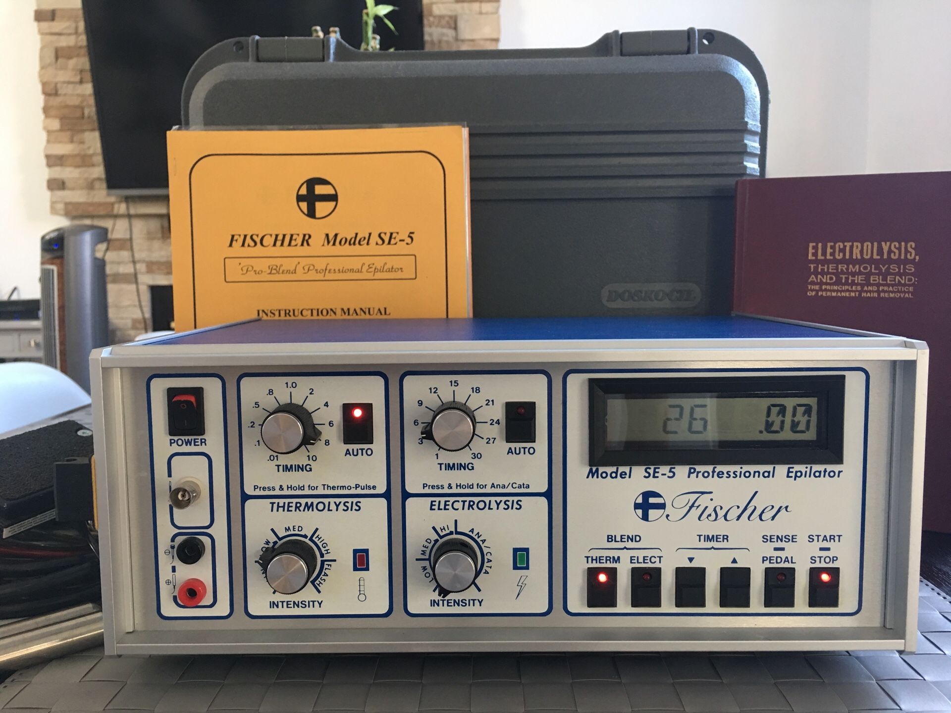 FISCHER Pro-Blend MODEL SE-5 Professional Epilator Electrolysis
