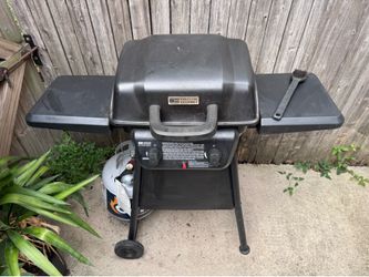 Grill + Cover + Propane Tank