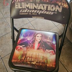 Stephanie Mcmahon Autograph Chair 