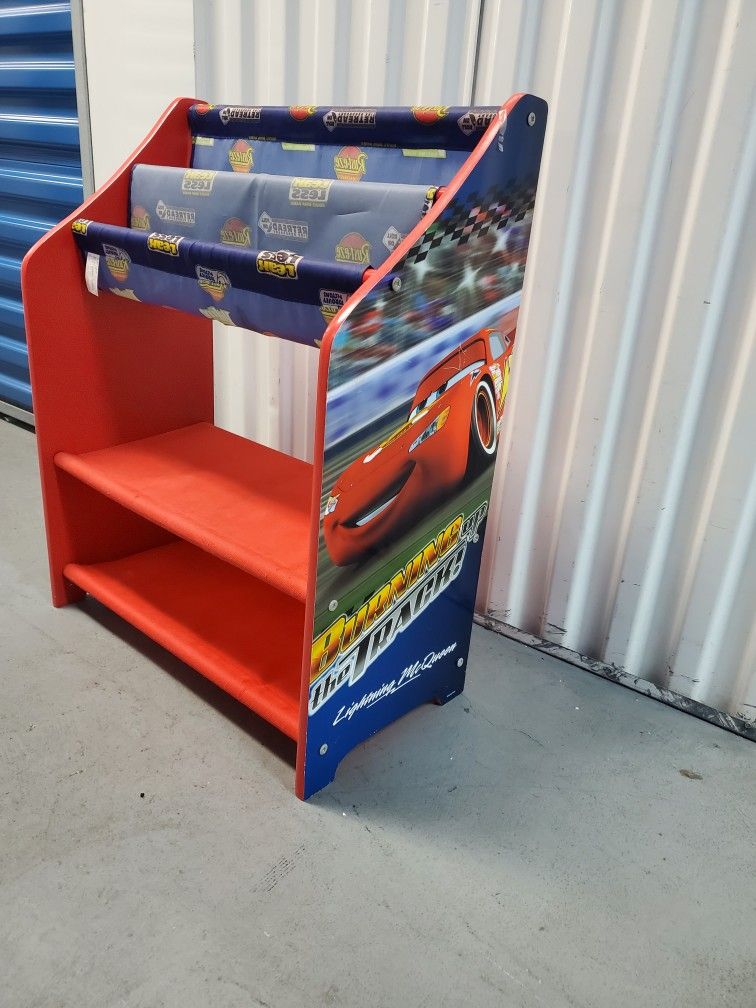 Disney Cars Bookshelf/Toy Storage.