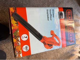 Brand New BLACK+DECKER Electric Leaf Blower 180 MPH