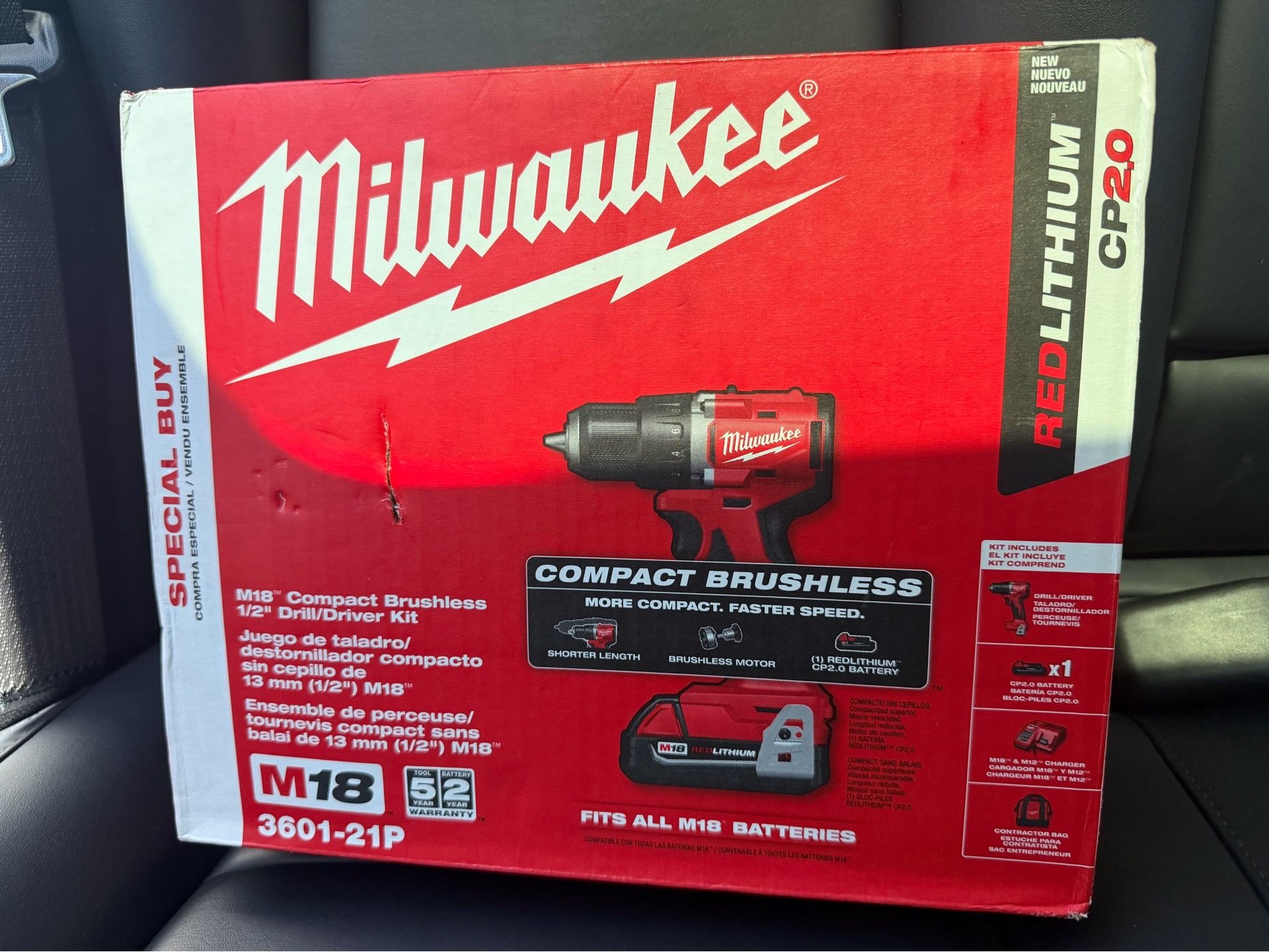 Milwaukee compact drill driver kit