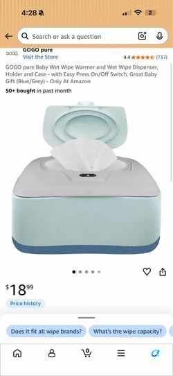 Wet wipe Warmer