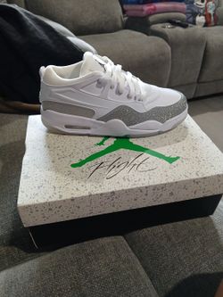 Jordan Flight Low-Top White Silver Sneakers