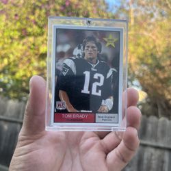 Tom Brady ROOKIE CARD patriots NFL Football 