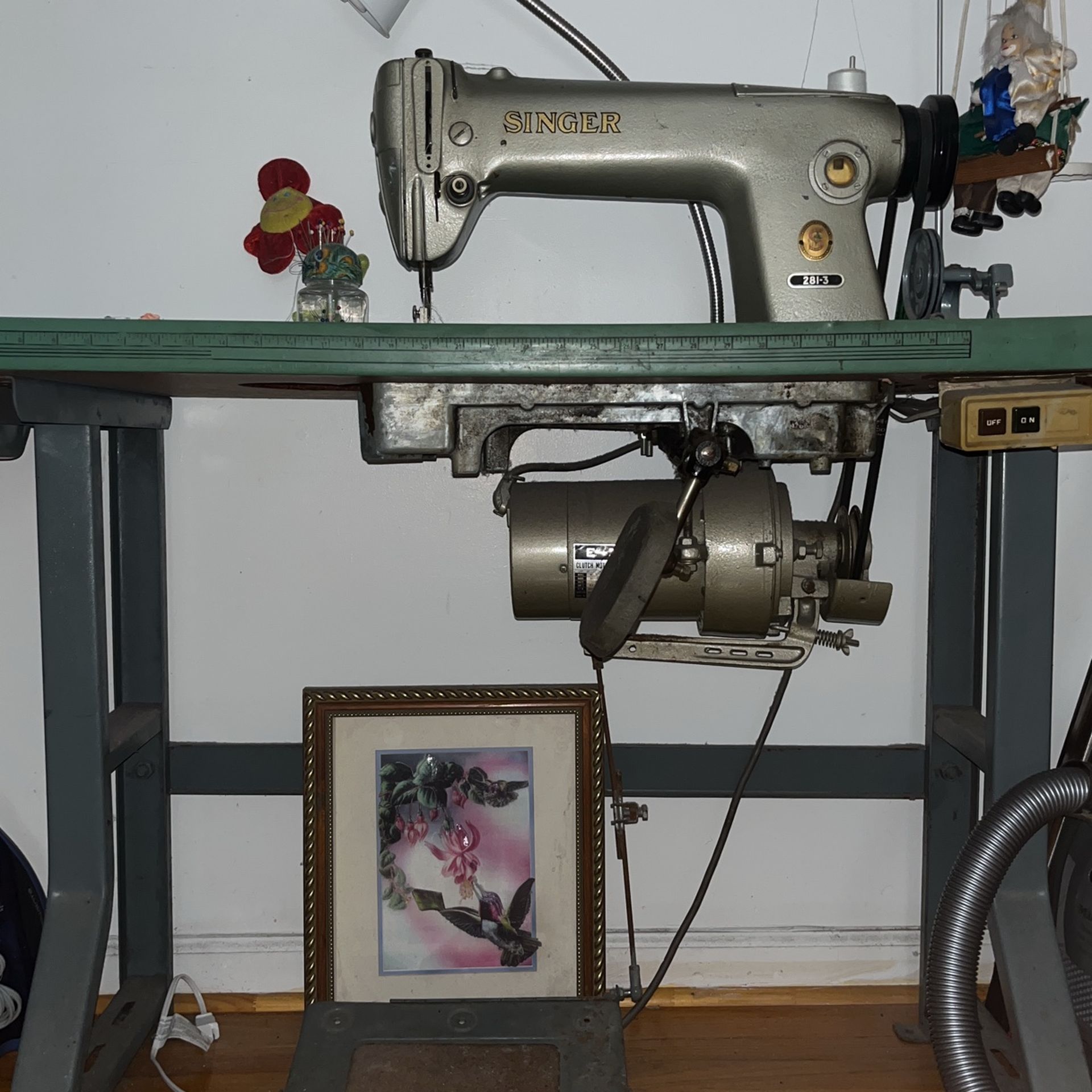Industrial Singer Swing Machine