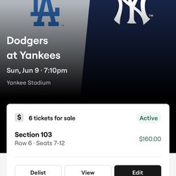Yankees Dodgers Tickets
