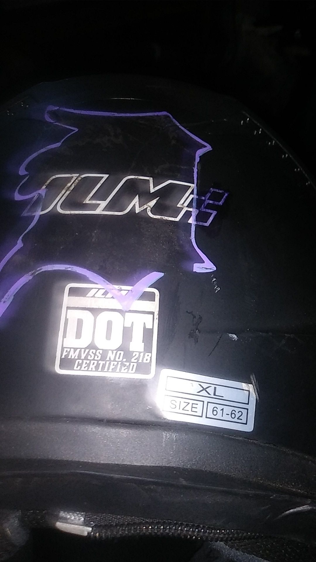 Xl ilmc motorcycle helmet