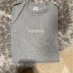 Supreme Classic Logo Tee (grey)