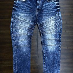 Southpole Men’s Skinny Jeans Size 38x32 – Slim Fit Streetwear Denim
