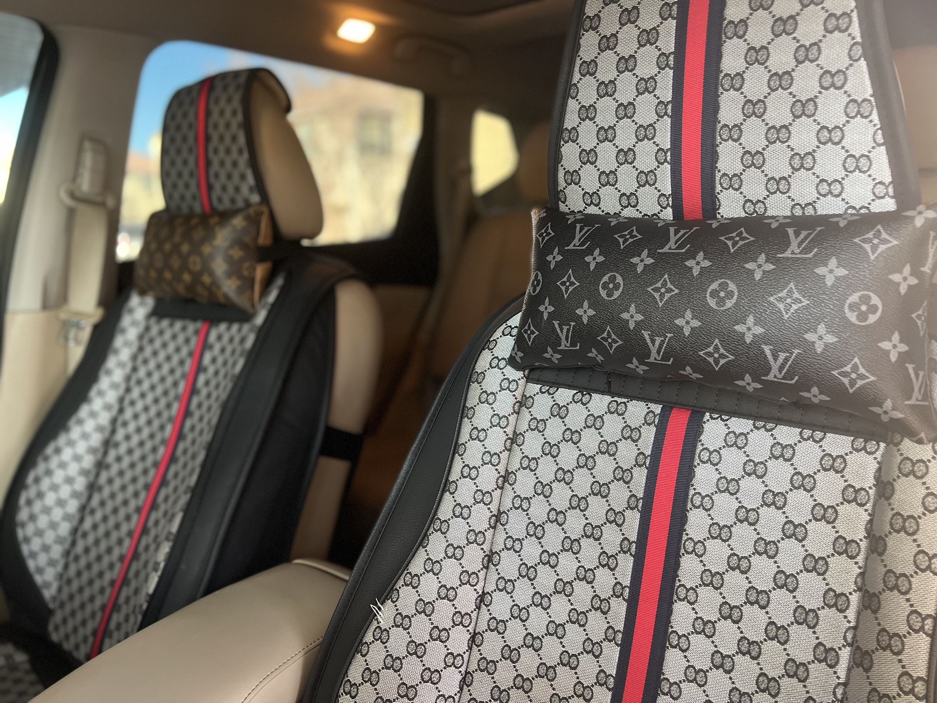 louis vuitton seat covers for cars