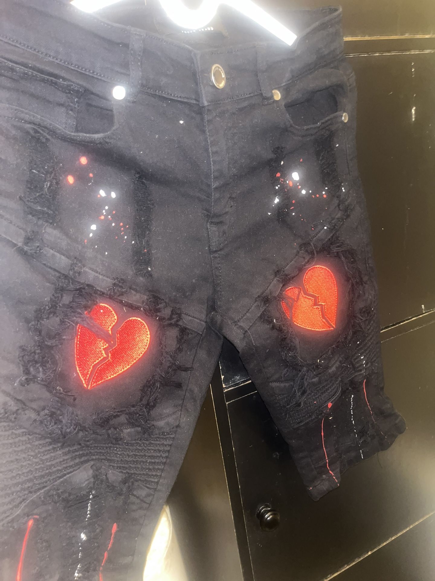 Heartbroken Denim Jean Shorts