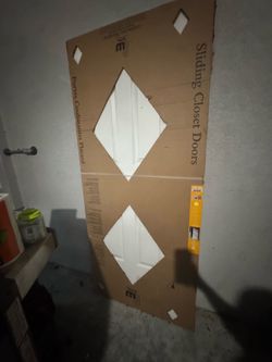 Sliding closet door