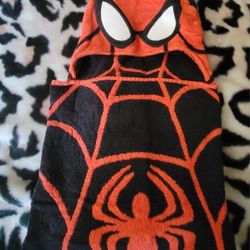Marvel Spider-Man Infant Baby Toddler Towel With Hood