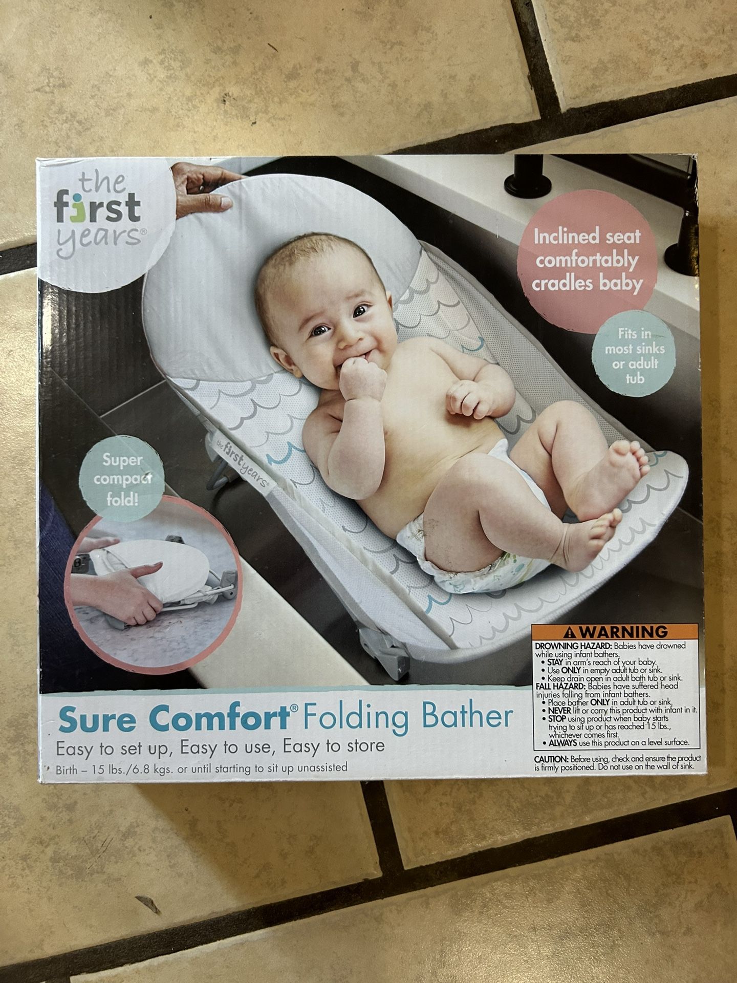 Sure Comfort Folding Bather