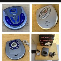Various CD Players Vintage Various Brands  And Models All Working Condition
