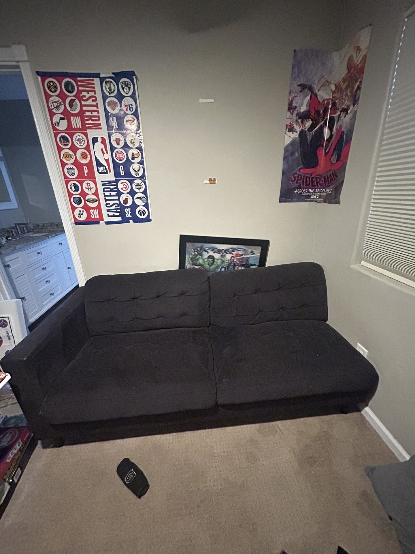Small Black Couch FREE