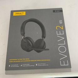 Jabra Evolve 2 Brand New In The Box Wireless Agile Headset With 37 Hour Battery Life