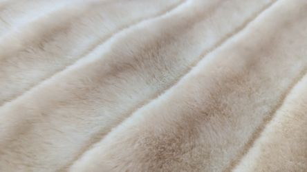 Faux Fur Beige Cream Fabric