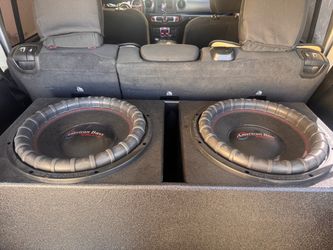 15 inch subwoofers and amp