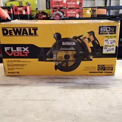 New Dewalt 7-1/4" Rear Handle Worm Drive Circular Saw