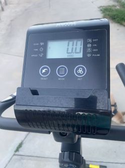 Royal Fitness Upright Exercise Bike Magnetico Resistance for Home Gym, Indoor Cycling Stationary Bicycle Workout Bike with 8 Level Resistance, Black..