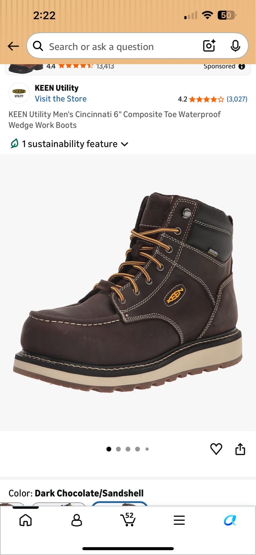 Keen Mac toe work boots NEW!!