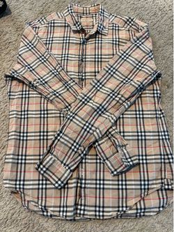 Authentic Burberry Nova Check Button-Up Shirt - Classic Burberry