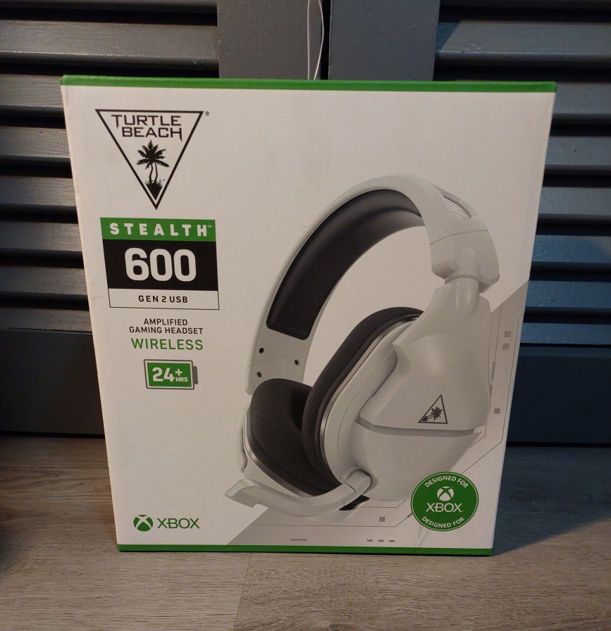 

Turtle Beach - Stealth 600 Gen 2 USB Wireless Amplified Gaming Headset for Xbox Series X, Xbox Series S & Xbox One - 24 Hour Battery - White/Silver