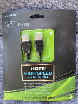 Hdmi high speed cable-12ft