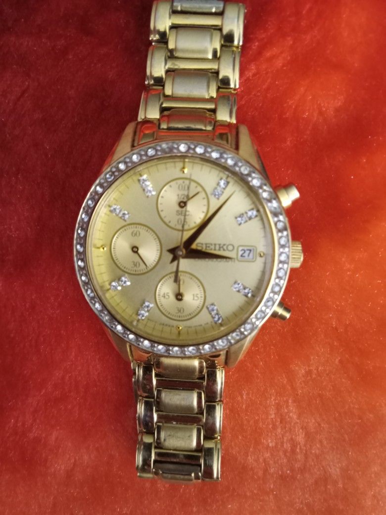 Seiko Ladies Gold Tone Watch