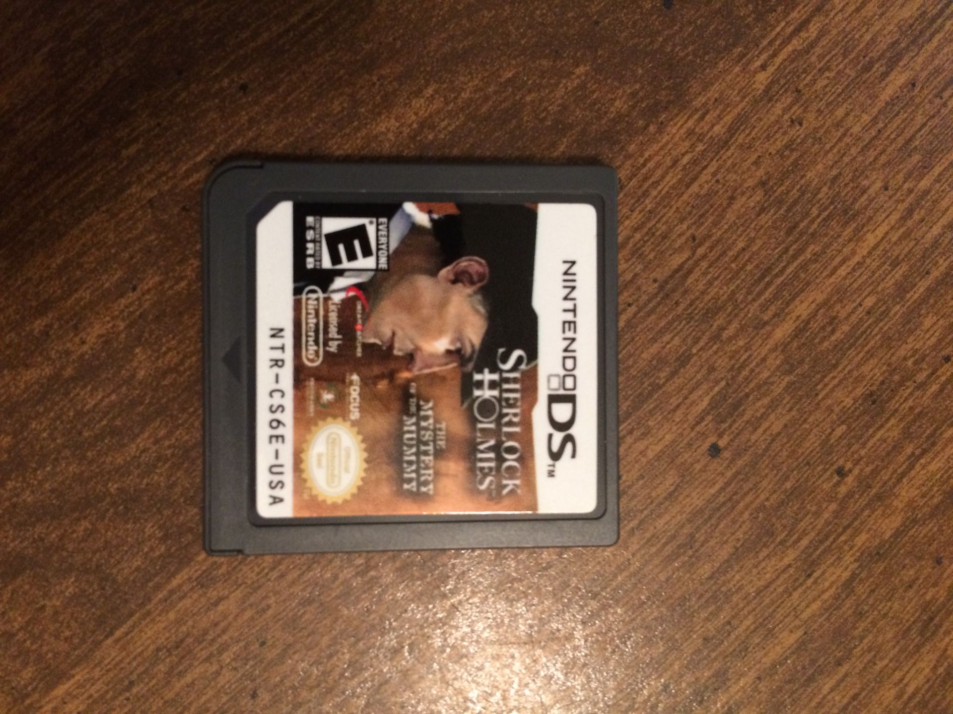 Nintendo DS Game Sherlock Holmes