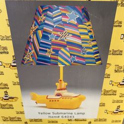 1999 The Beatles Yellow Submarine Desk Lamp Vandor #64043 NEW IN BOX Vintage Rare