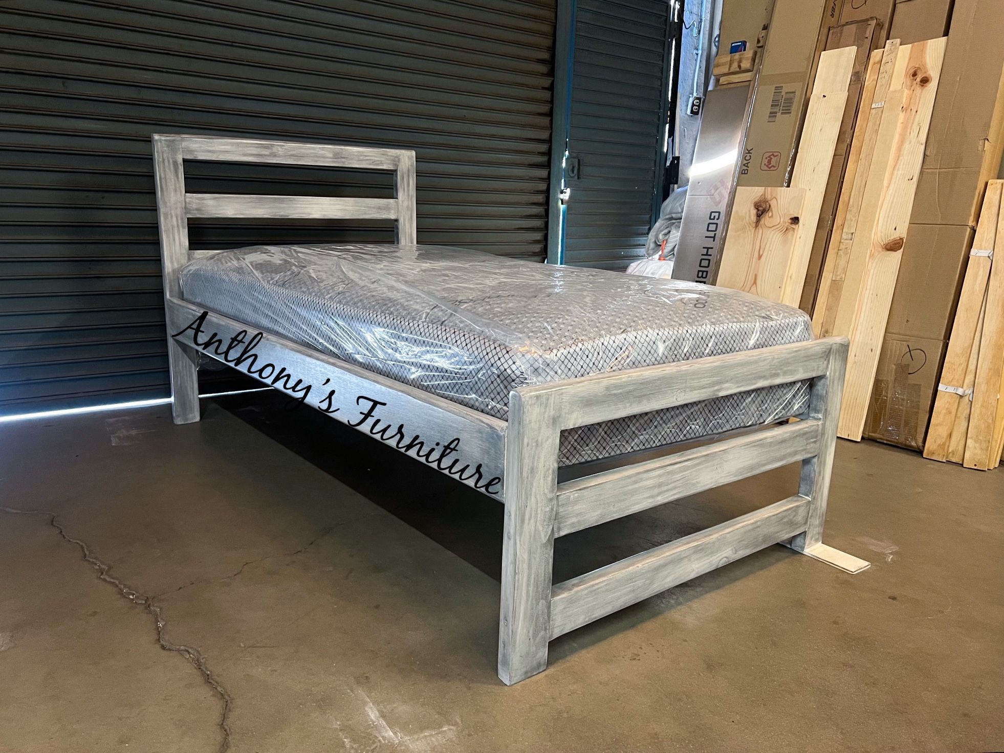 Twin Bed With Mattress 