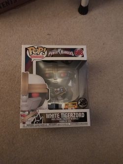 Funko pop 6 inch exclusive power rangers white tigerzord