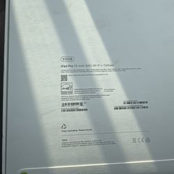iPad Pro 13 Inch  WiFi Cellular 