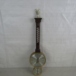 Airguide Banjo Wall Weather Station - Barometer - Humidity - Temp 21"



