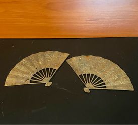 Vintage brass Asian decor
