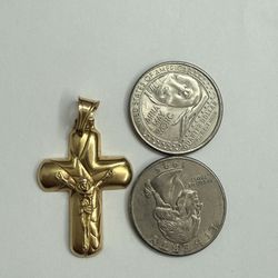 18k Cross Charm