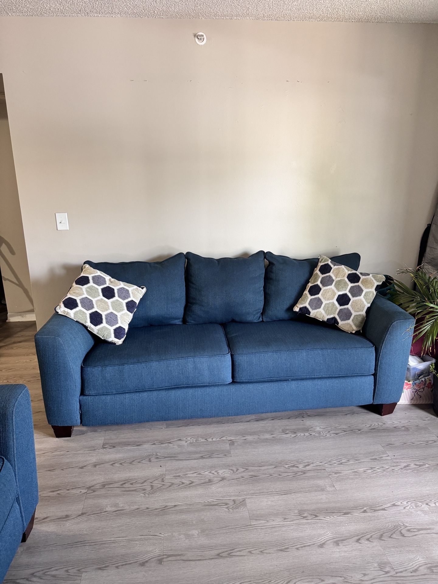 City Furniture Teal Couches