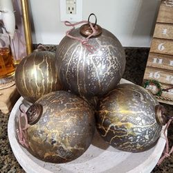 Large Glass Ornaments 