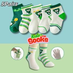 10/Pair Children's Ankle Socks - Thin, elastic, breathable socks for babies, toddlers, and children for spring and summer