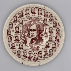 VERNON KILNS THE PRESIDENTIAL GALLERY PLATE-FROM FDR PERIOD , 1ST EDITION 1942