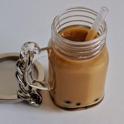 Boba Bubble Tea Keychain