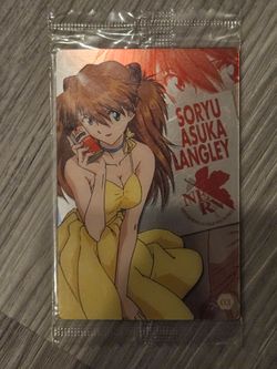 Neon Genesis Evangelion Sealed Wafer Card (Asuka + UCC Coffee Collab)