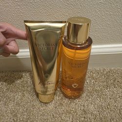 Retired Victoria's Secret Rapture lotion 6.7oz & Fragrance Mist Body Spray - 8.4oz