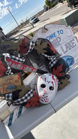 Friday the 13th Halloween decor