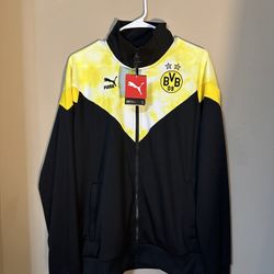 Puma Borussia Dortmund 2021-22 Iconic MCS Mesh Track Jacket, NWT