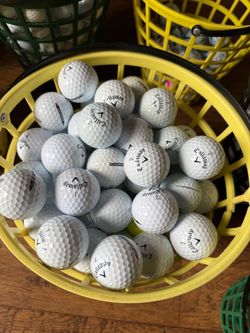 100 white Callaway mixed golf balls